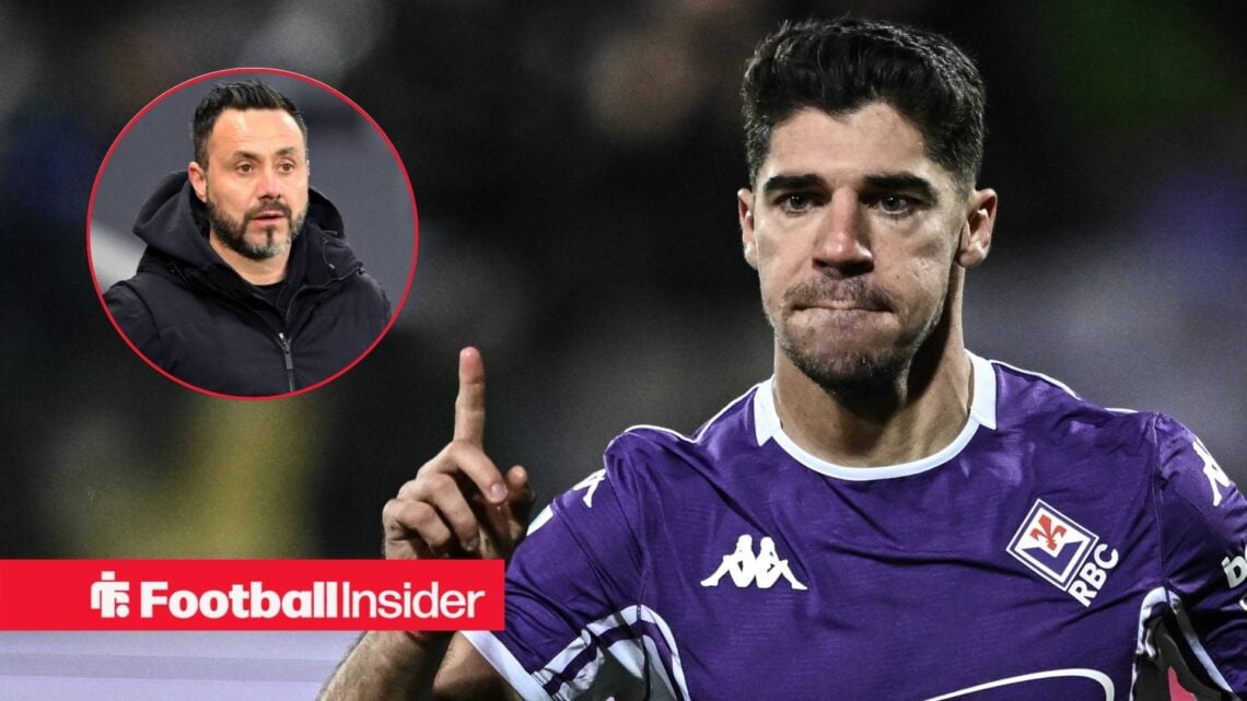 Fiorentina-Torino / foto Matteo Papini/Image nella foto: esultanza gol Manor Solomon / Tottenham manager Roberto De Zerbi