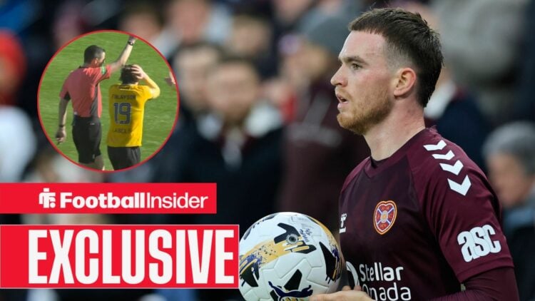 Marc Leonard of Heart of Midlothian during the William Hill Premiership match at Tynecastle Park, Edinburgh 25/01/2026 / Livingston players stunned...