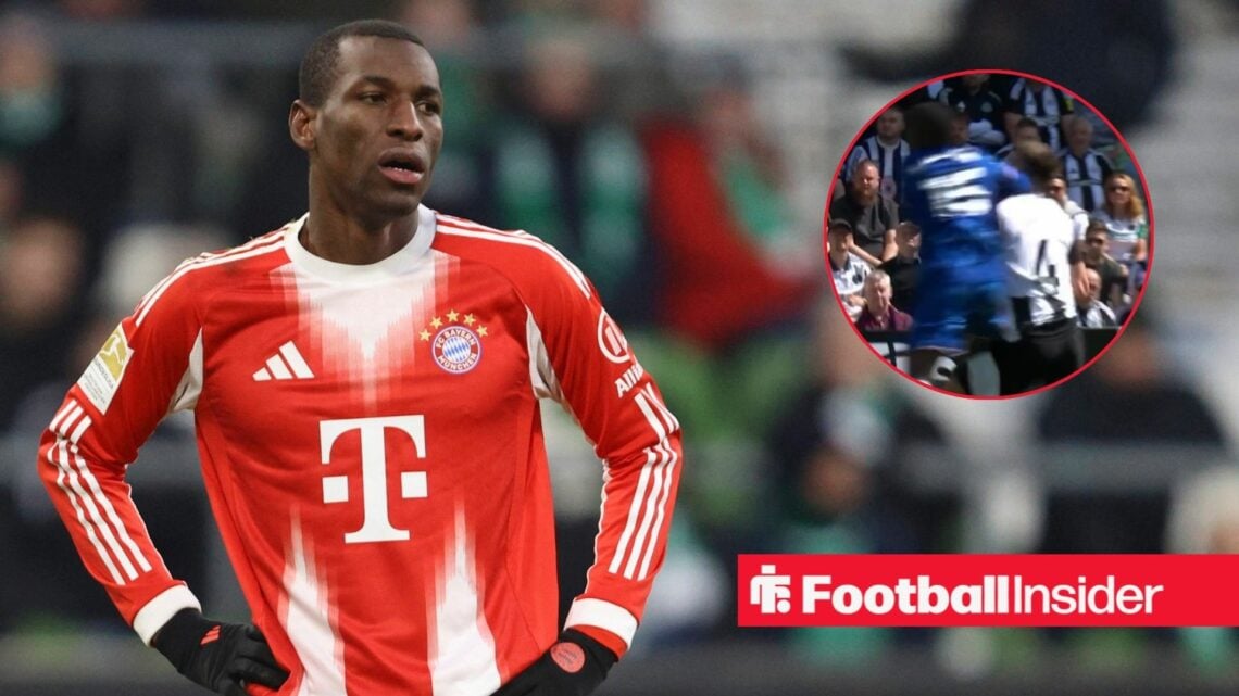 Nicolas Jackson FC Bayern München schaut waehrend des Spiels der Bundesliga zwischen SV Werder Bremen und FC Bayern München, Weserstadion am 14. Fe...