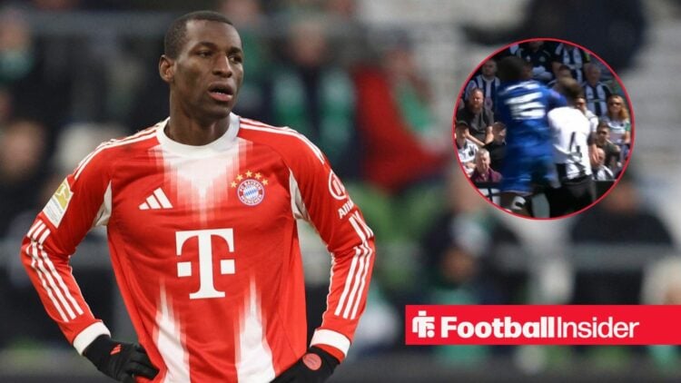 Nicolas Jackson FC Bayern München schaut waehrend des Spiels der Bundesliga zwischen SV Werder Bremen und FC Bayern München, Weserstadion am 14. Fe...