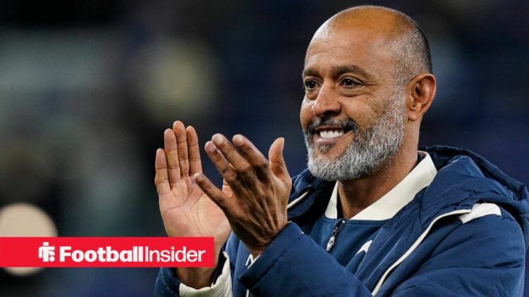 West Ham manager Nuno Espirito Santo applauding at the London Stadium