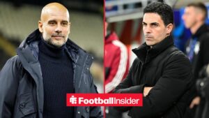 Manchester City Manager Pep Guardiola arrives at the Swansea.com Stadium ahead of the Carabao Cup Last 16 Swansea City vs Manchester City at Swansea.com Stadium, Swansea, United Kingdom, 29th October 2025 / Head coach of Arsenal Mikel Arteta during the Football Champions League 4th round match: Slavia Prague vs Arsenal in Prague, Czech Republic, November 4, 2025