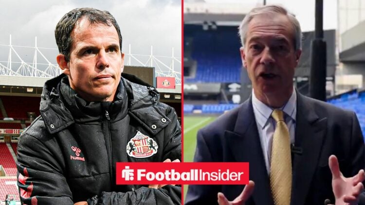 Regis Le Bris alongside Nigel Farage