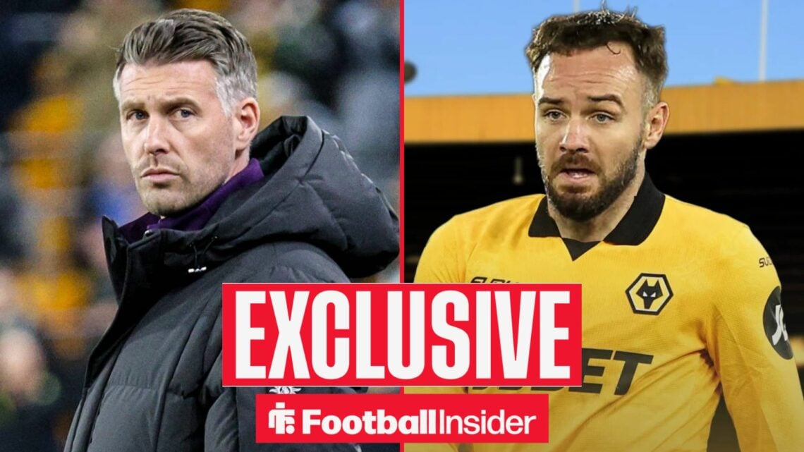 Rob Edwards alongside Adam Armstrong