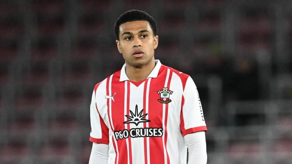 Shea Charles in action for Southampton