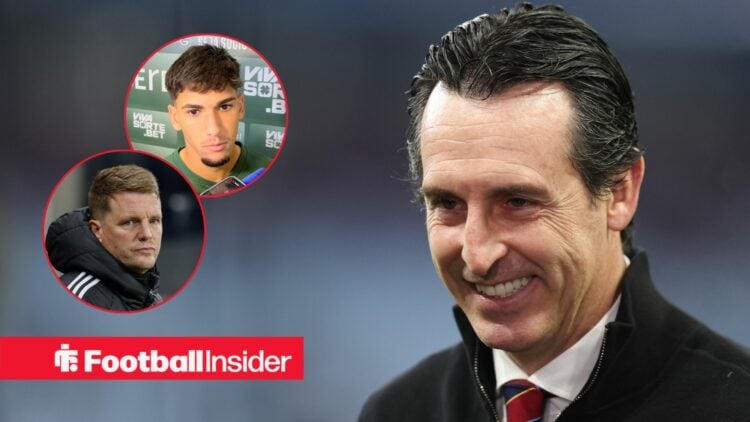 Unai Emery Eddie Howe Lucas Rodrigues