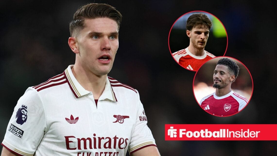 Viktor Gyokeres of Arsenal during the AFC Bournemouth vs Arsenal Premier League match at the Vitality Stadium, Bournemouth / Declan Rice Arsenal du...