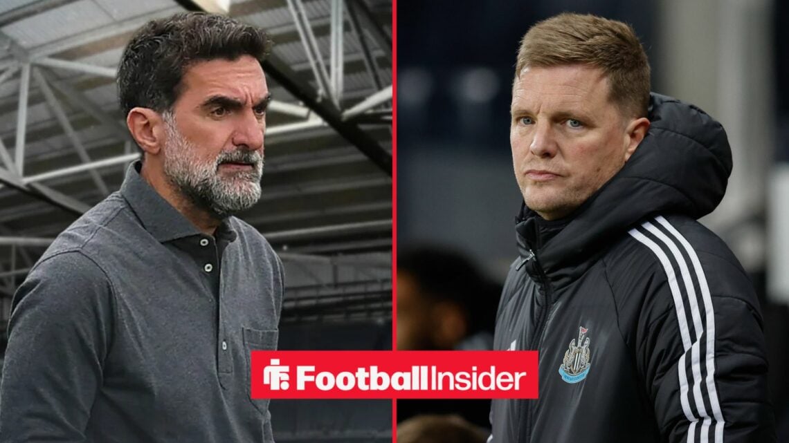 Yasir Al-Rumayyan alongside Eddie Howe