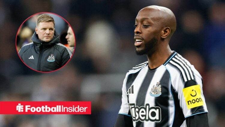 Yoane Wissa of Newcastle United during the Premier League match between Newcastle United and Burnley at St. James s Park, Newcastle, England on 6 D...