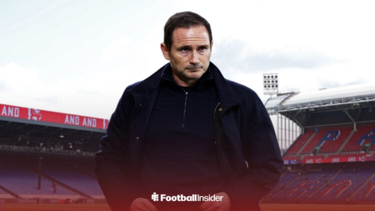 Coventry manager Frank Lampard stands with his hands on his hips at Crystal Palace's Selhurst Park.