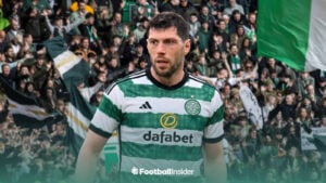 Scott McKenna in Celtic kit