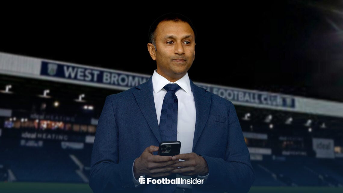 West Brom Chairman Shilen Patel at the Hawthorns
