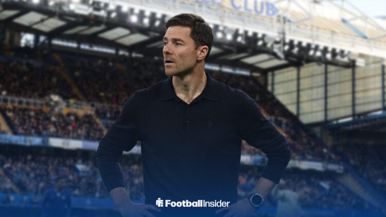 Former Real Madrid manager Xabi Alonso at Stamford Bridge