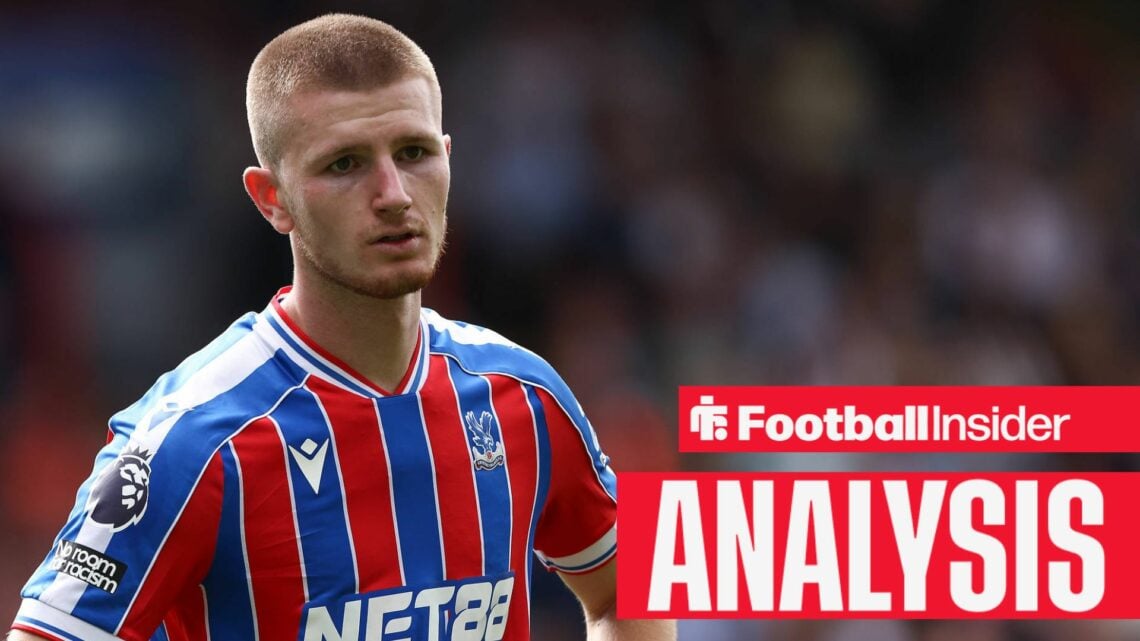 Adam Wharton of Crystal Palace during the Premier League match between Crystal Palace and Nottingham Forest at Selhurst Park, London, England on 24...