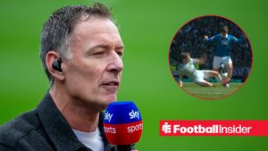 Chris Sutton speaking on Sky Sports / Celtic's Alistair Johnston's tackle on Rangers' Mikey Moore