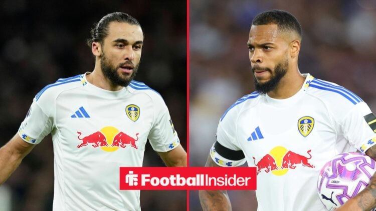 Leeds United strikers Dominic Calvert-Lewin and Lukas Nmecha