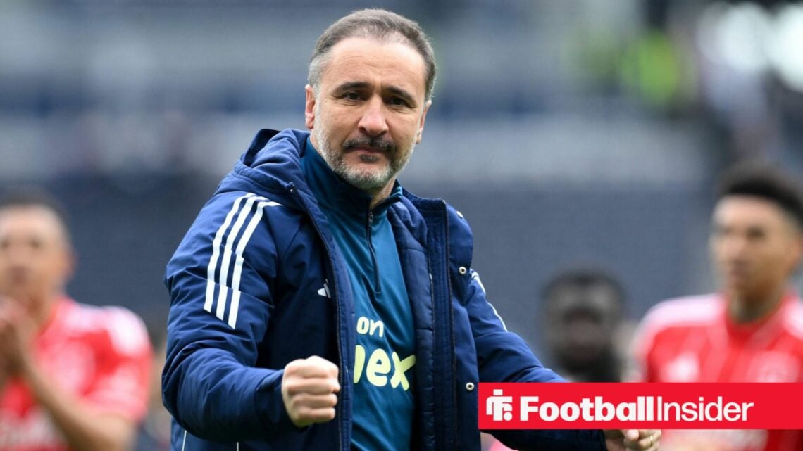 Nottingham Forest manager Vitor Pereira celebrates