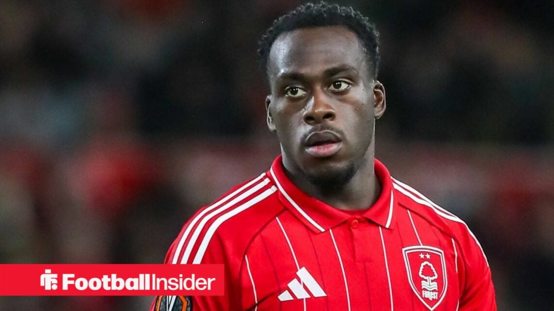 Nottingham Forest striker Arnaud Kalimuendo