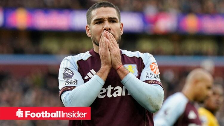 Aston Villa midfielder Emiliano Buendia