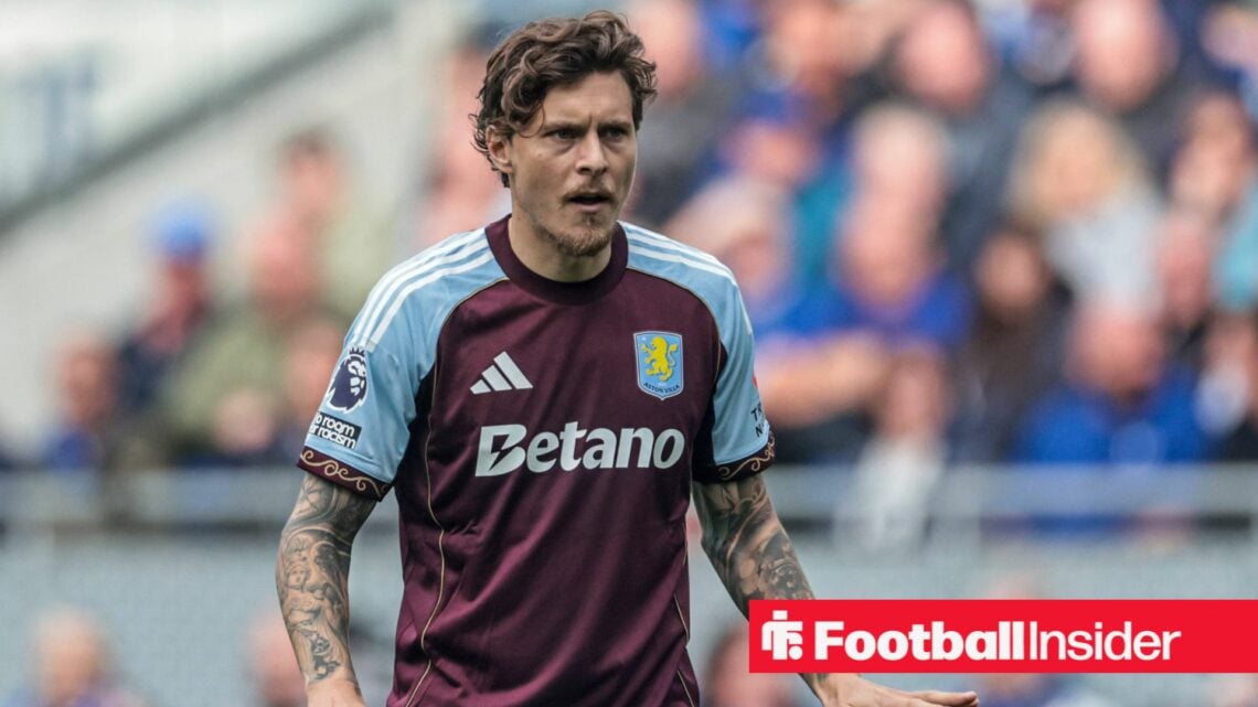 Aston Villa defender Victor Lindelof
