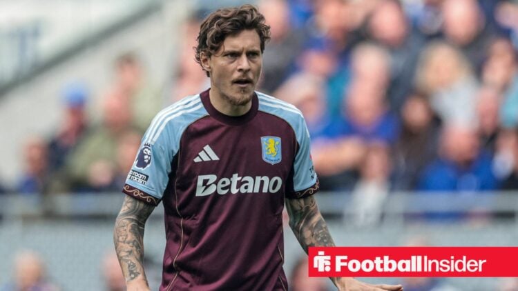 Aston Villa defender Victor Lindelof