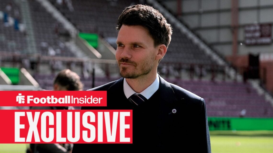 Rangers manager Danny Rohl at Tynecastle