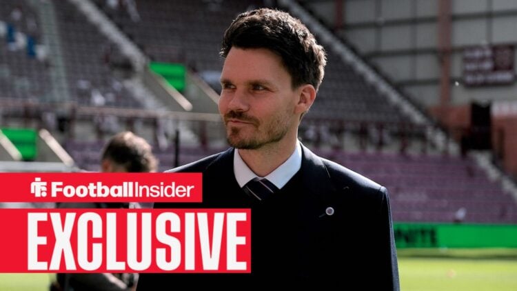 Rangers manager Danny Rohl at Tynecastle