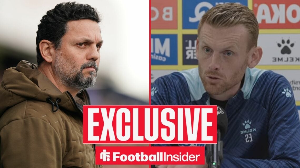 Erol Bulut on the sidelines at Cardiff, with Ed Still in a press conference for Watford