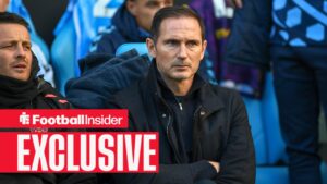 Coventry manager Frank Lampard sat in the dugout.