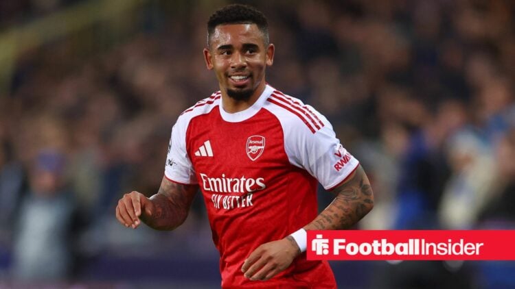 Gabriel Jesus in action for Arsenal