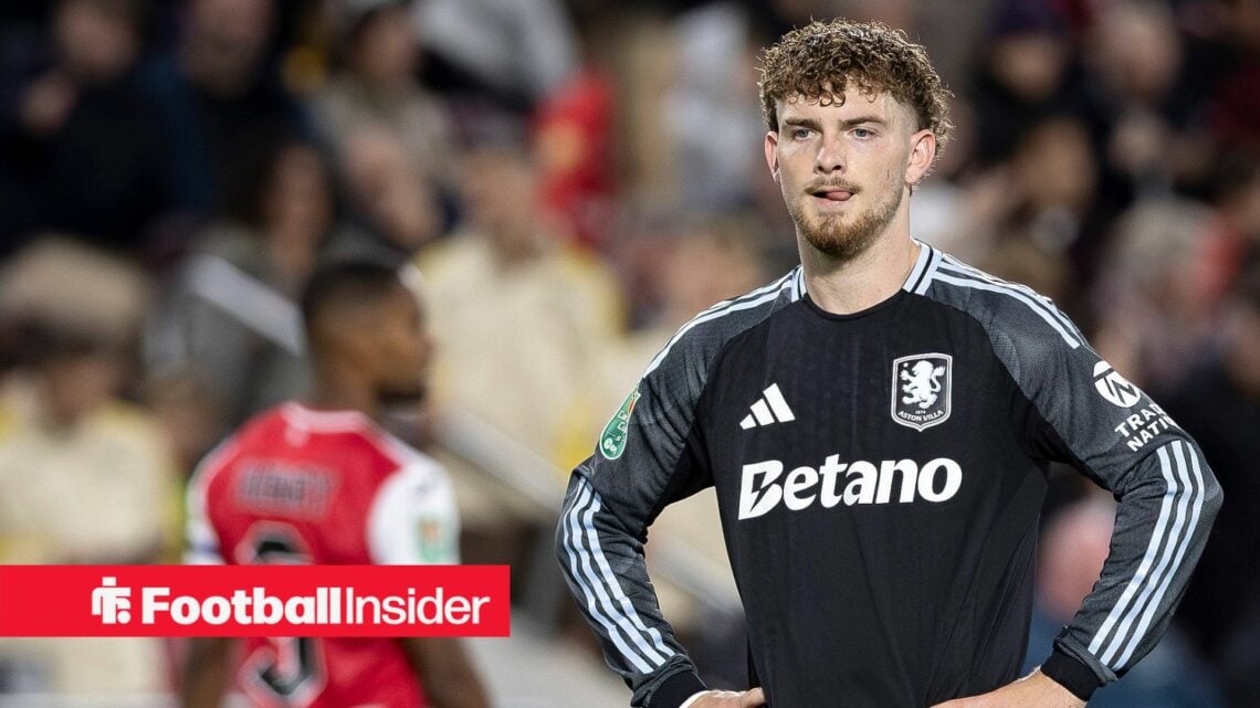 16th September 2025 Gtech Community Stadium, Brentford, London, England Carabao Cup Football, Brentford versus Aston Villa Harvey Elliott of Aston ...