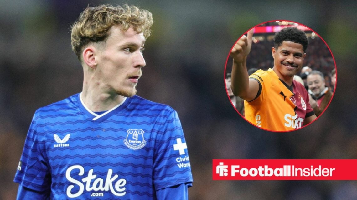 James Garner of Everton during the Premier League match Everton vs Wolverhampton Wanderers at Hill Dickinson Stadium, Liverpool, United Kingdom, 7t...