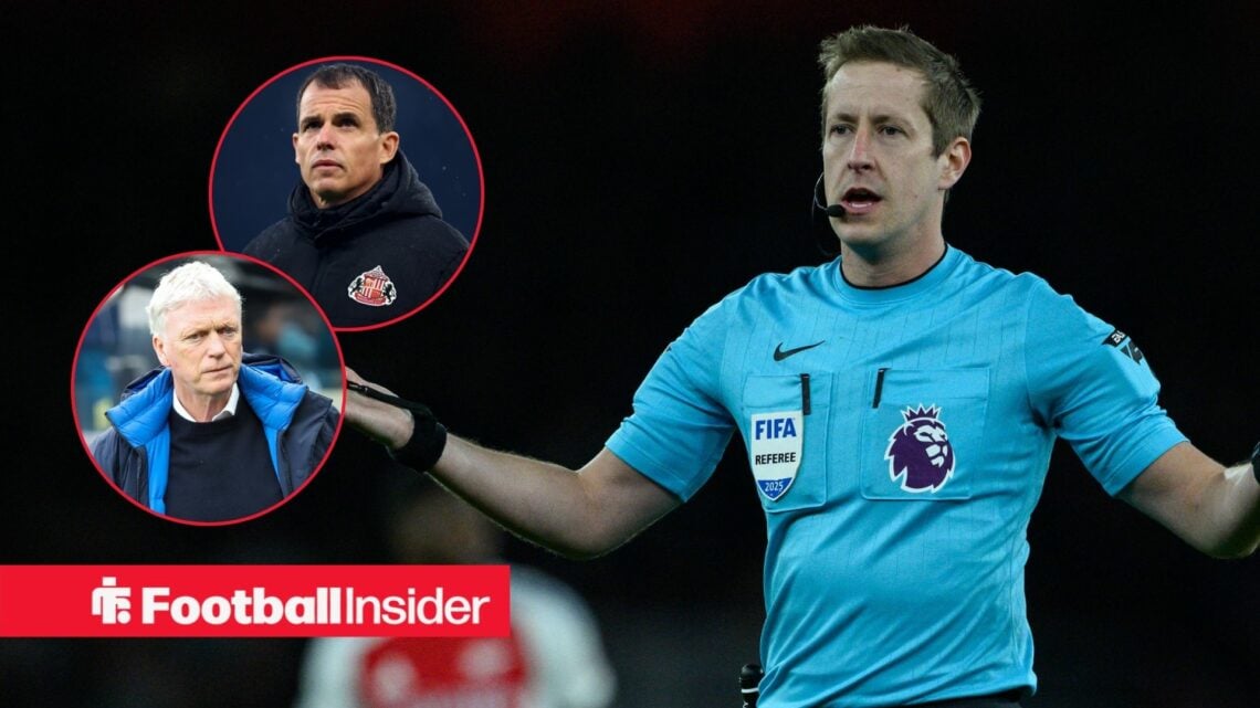 John Brooks, English football referee during the Premier League match between Arsenal FC and Fulham FC at Emirates Stadium on April 1, 2025 / Evert...