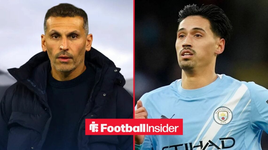 Khaldoon Al Mubarak alongside Tijjani Reijnders