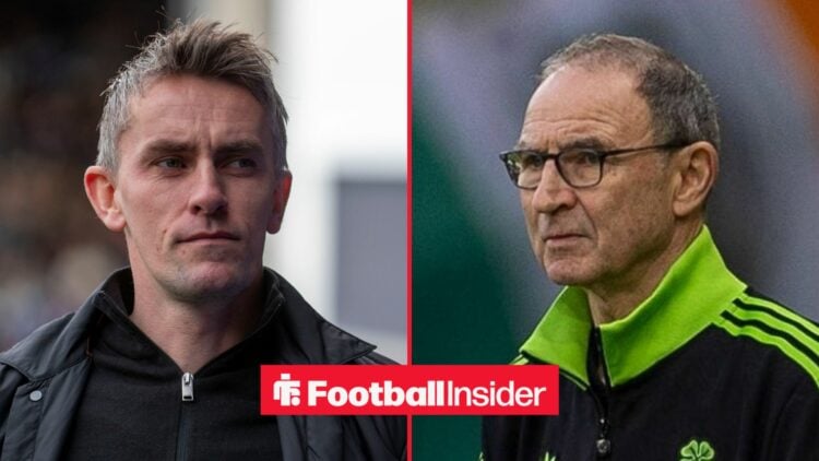Kieran McKenna and Martin O'Neill on the sidelines at Ipswich and Celtic respectively