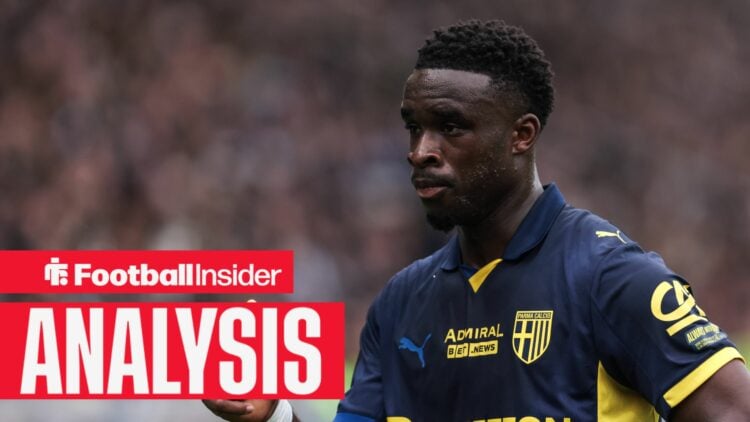 Mandela Keita playing for Parma