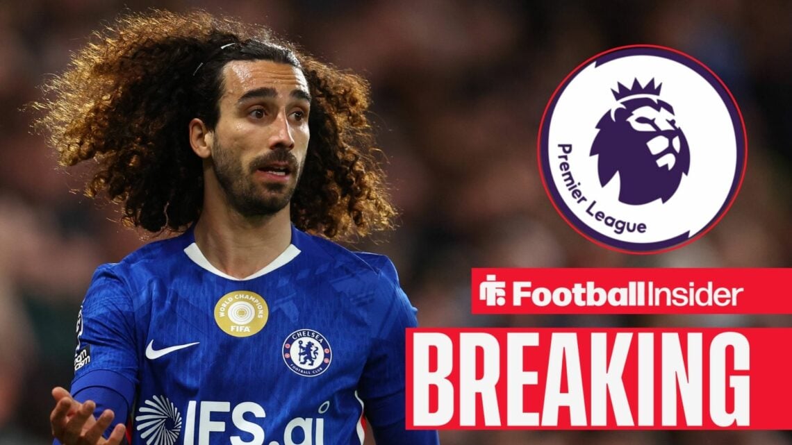 Marc Cucurella of Chelsea during the Chelsea vs Manchester United, ManU Premier League match at Stamford Bridge, London, 18 April, 2026 / Premier L...