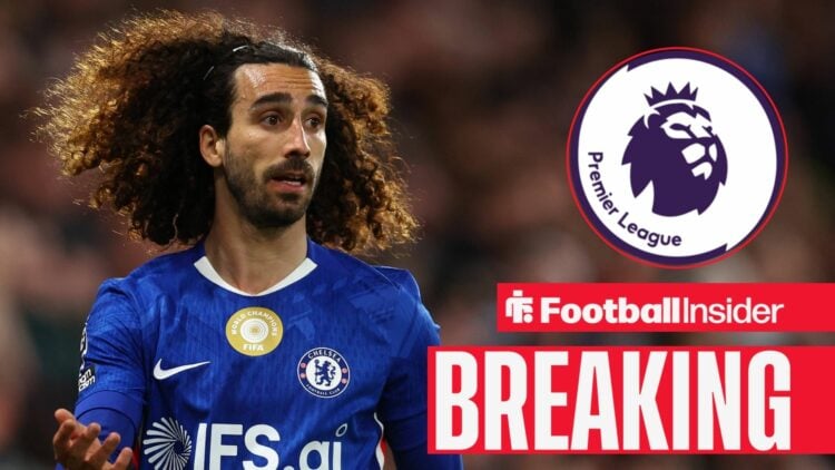 Marc Cucurella of Chelsea during the Chelsea vs Manchester United, ManU Premier League match at Stamford Bridge, London, 18 April, 2026 / Premier L...
