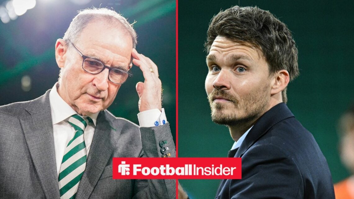 Martin O'Neill on left Danny Rohl on right