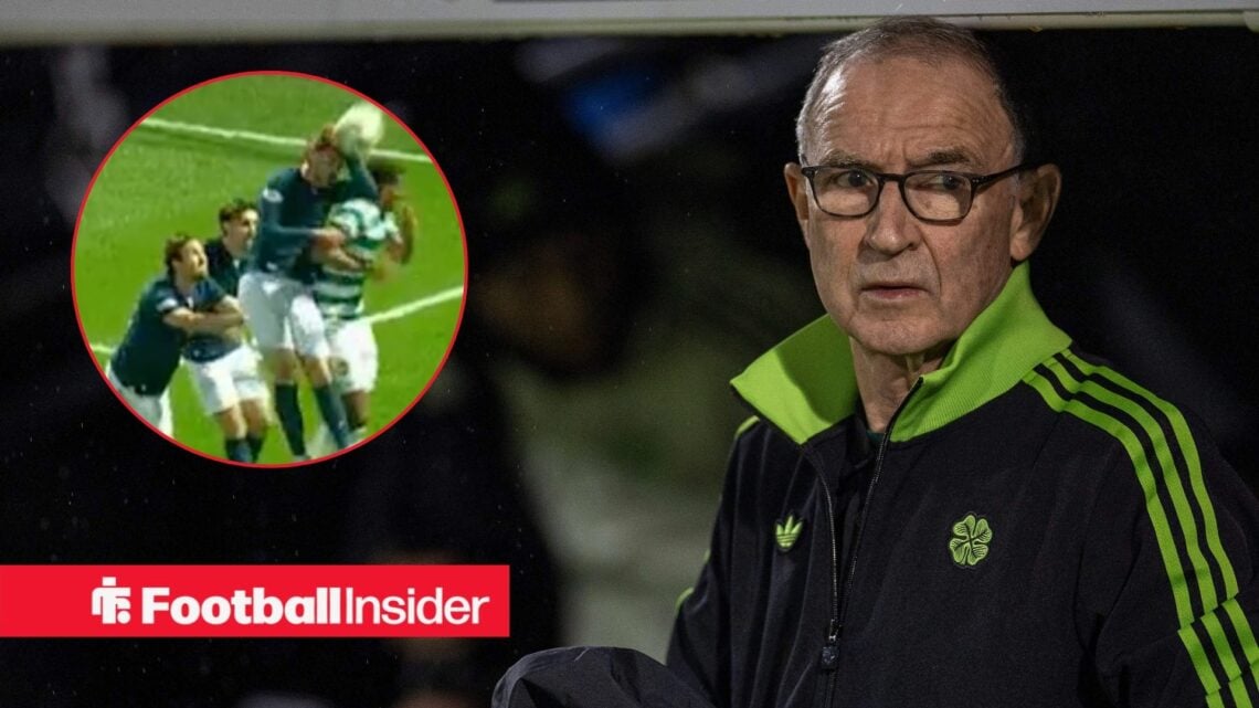 Martin O'Neill looking away from pen incident