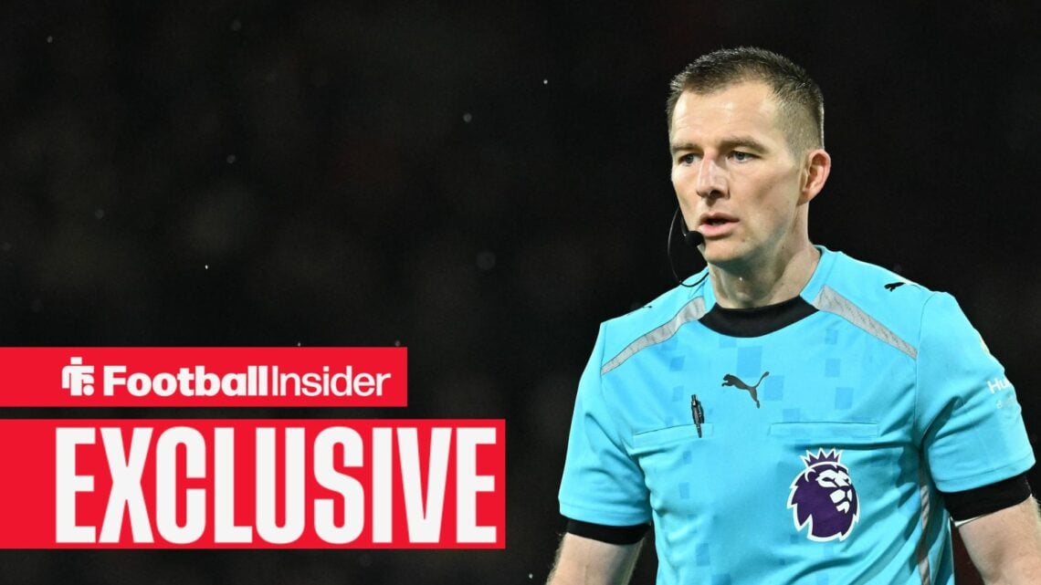 Michael Salisbury refereeing
