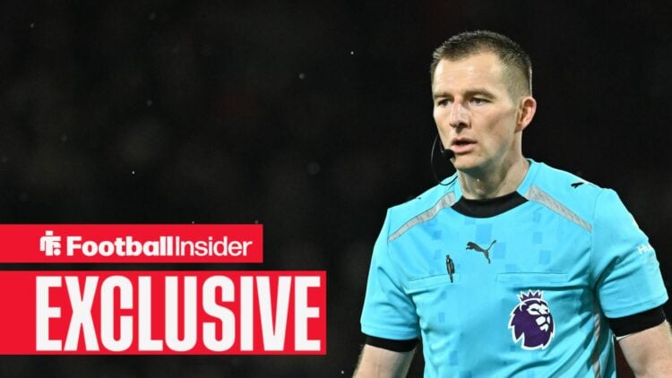 Michael Salisbury refereeing
