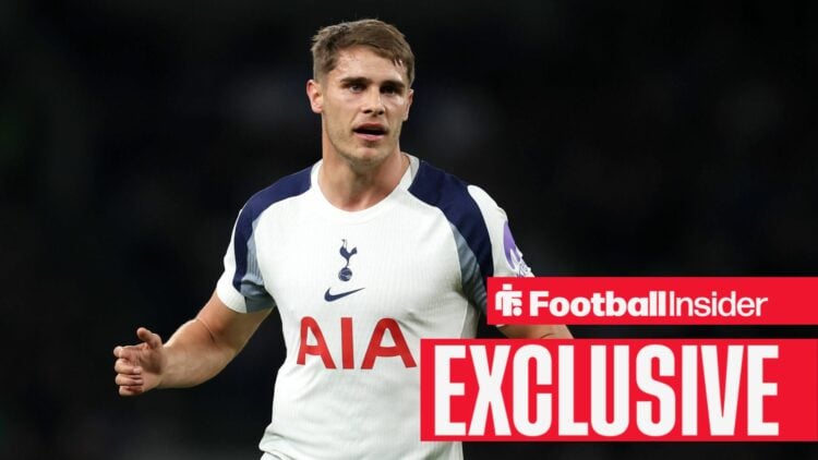 Tottenham defender Micky van de Ven in action