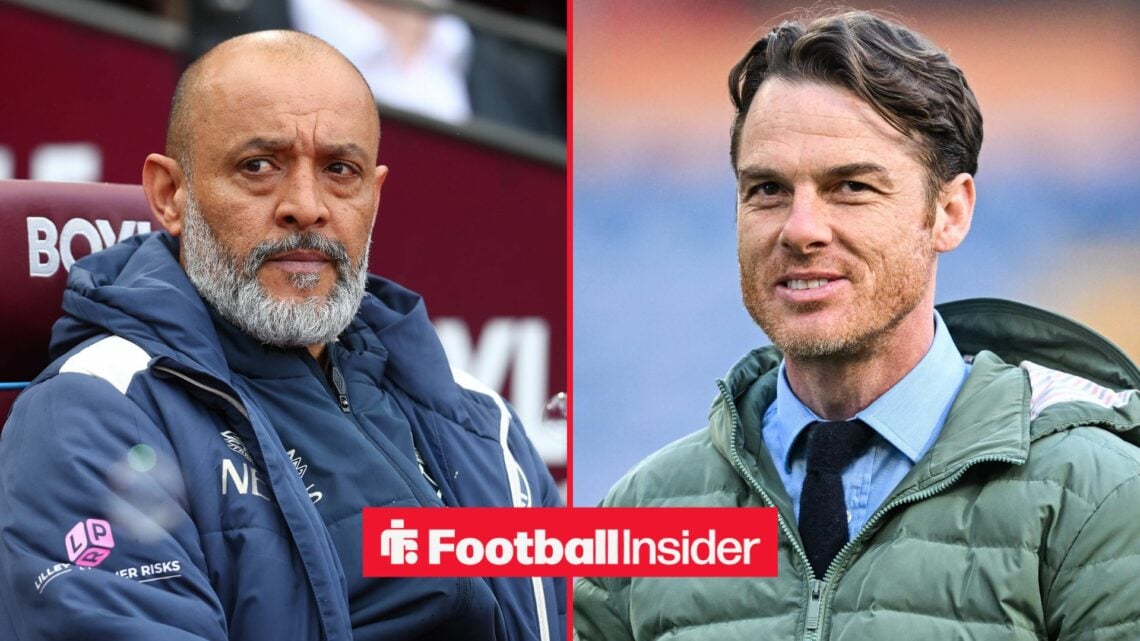 Nuno Espirito Santo on left Scott Parker on right