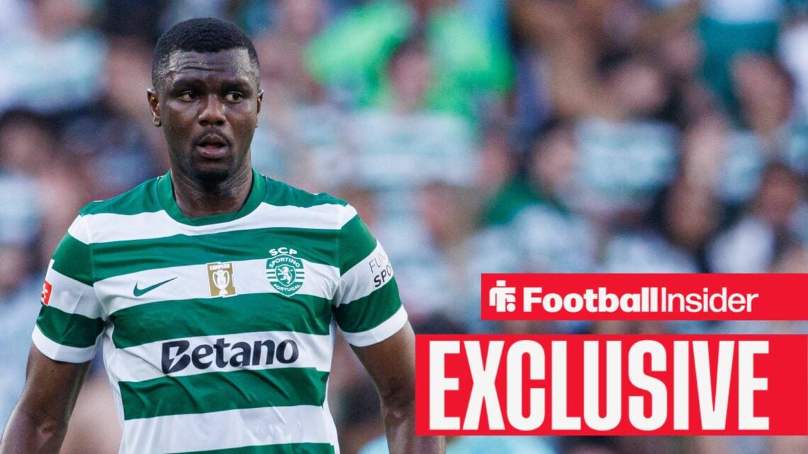 Ousmane Diomande playing for Sporting CP