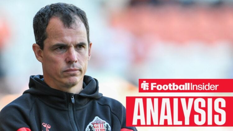 Sunderland manager Regis Le Bris at the Stadium of Light