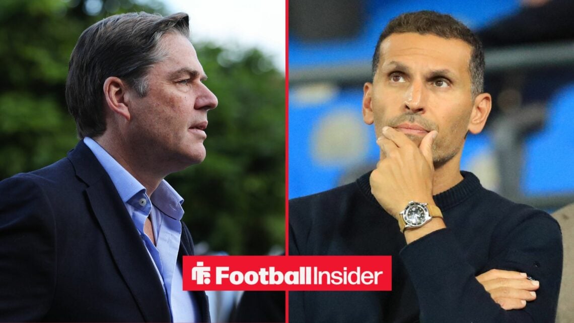 Richard Masters alongside Khaldoon Al Mubarak