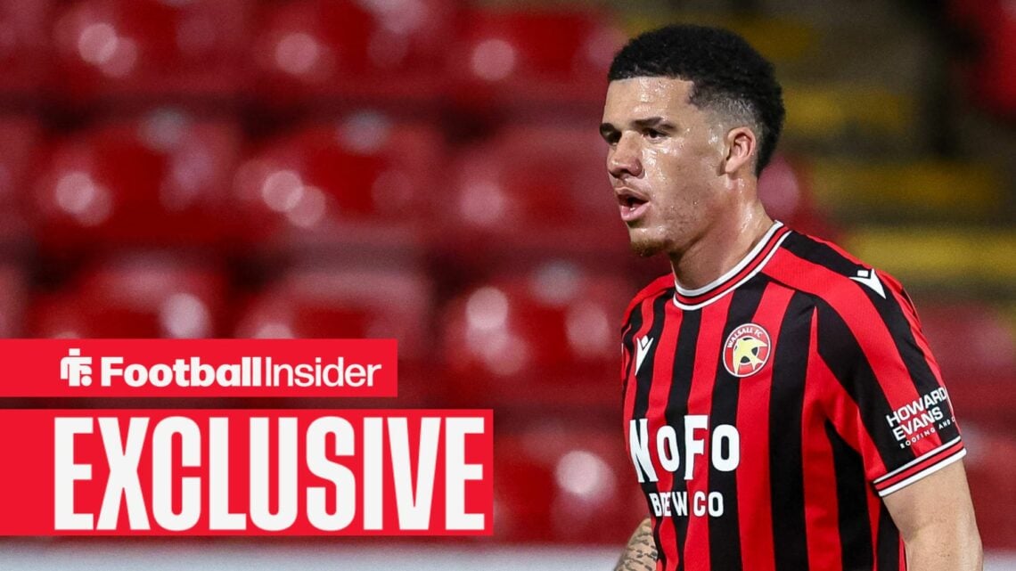 Rio Browne playing for Walsall