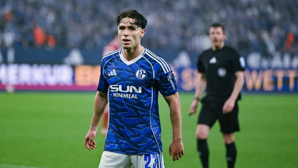Soufiane El-Faouzi in action for Schalke