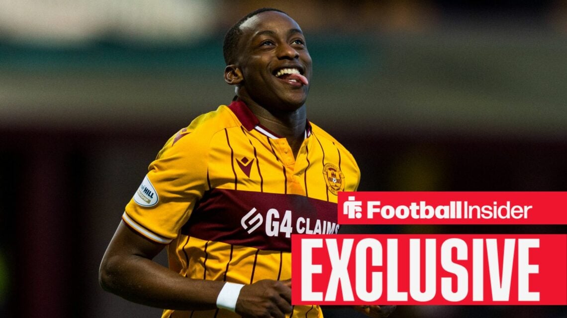 Motherwell striker Tawanda Maswanhise